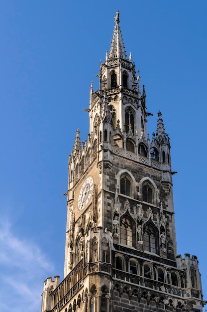 Munich Alemania Neue Rathaus El Nuevo Ayuntamiento En Marienplatz En El