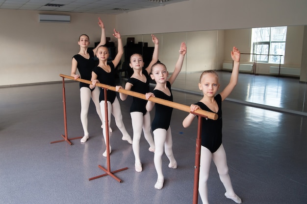 Ni Os Coreograf A Ballet Baile Chicas Estiramiento Ejercicio