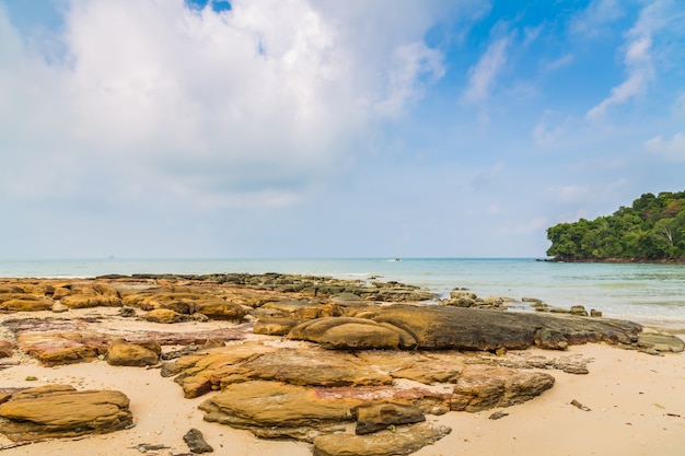 Paisaje Con Rocas Y Mar En Calma Foto Gratis