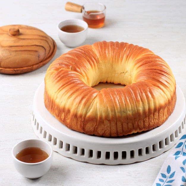 Pan de rollo de lana casero, brioche japonés viral shokupan hokkaido