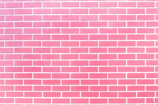 Pared De Ladrillo Rosa Foto Premium