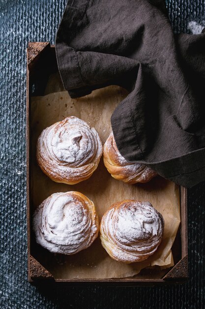 Pasteles Modernos Cruffins Foto Premium