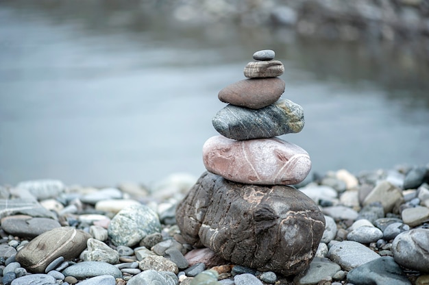 Pir Mide De Piedras Piedras Zen Equilibradas Pir Mide De Guijarros