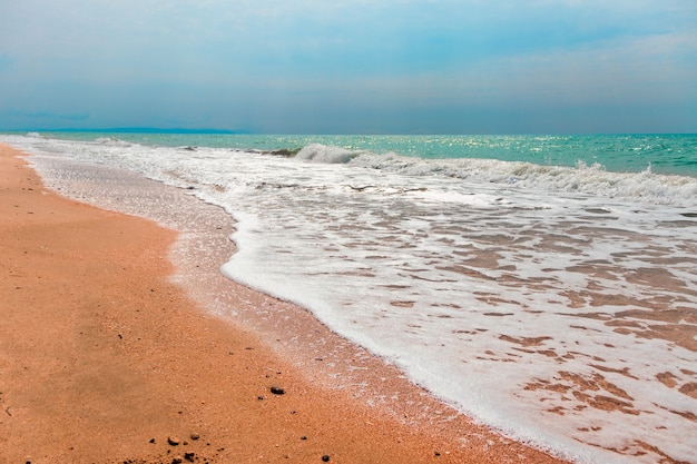 Playa Al Atardecer Efecto Suave De Cambio De Inclinaci N Foto Premium