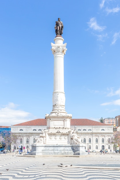 Plaza De Rossio Lisboa Foto Premium