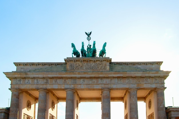 Puerta De Brandenburgo En Berlin Alemania Foto Premium