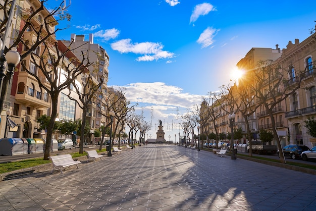 Rambla Nova En Tarragona De Cataluña | Foto Premium