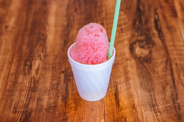 Raspa De Cono De Nieve Mexicana Foto Premium