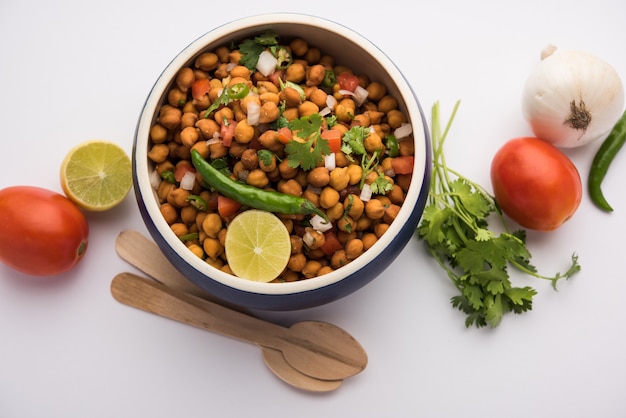 La Receta De Black Chickpea Chaat O Kala Chana Chat Es Una Receta De