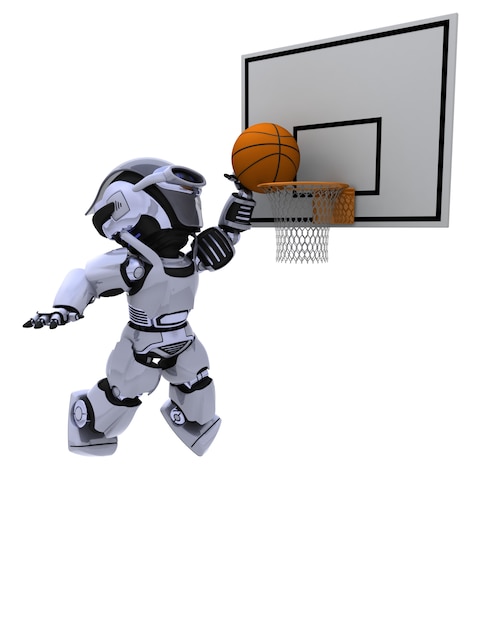 Robot Jugando Baloncesto | Foto Gratis