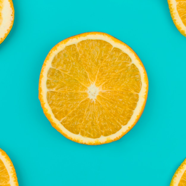 Rodaja de naranja fresca Foto Gratis