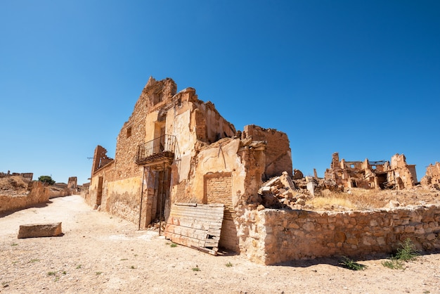 Ruinas De Belchite Espa A Ciudad De Arag N Que Fue Completamente