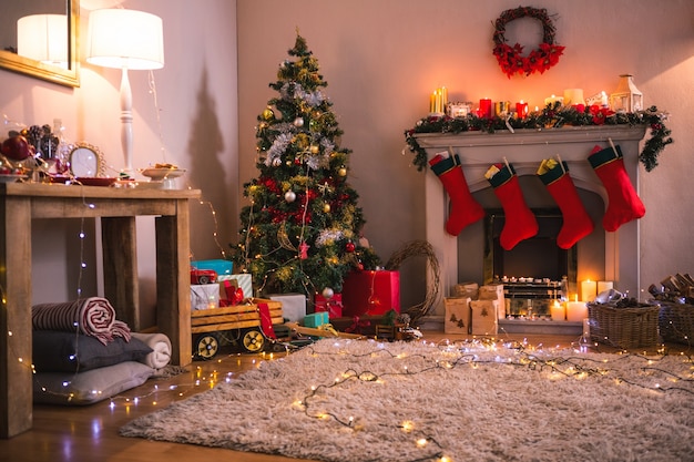 Compartir 48+ imagen casas decoradas de navidad sencillas