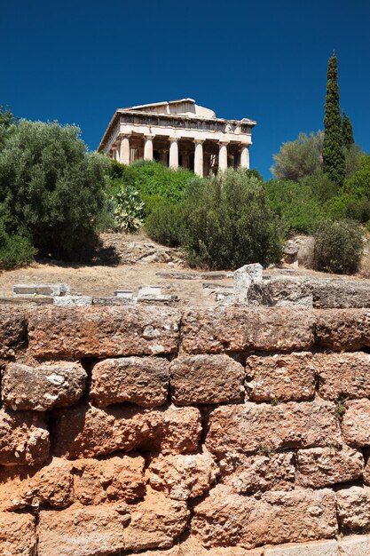 Templo De Hefesto En Atenas Grecia Foto Premium