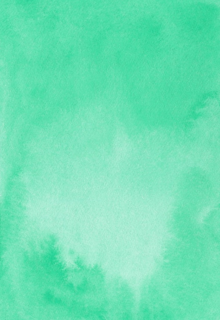 Textura De Fondo Degradado Acuarela Verde Menta Abstracta Foto Premium