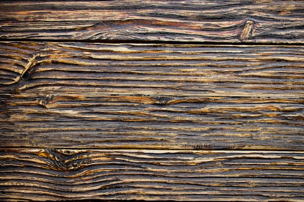 Textura De Madera Envejecida Los Tableros Son Negros Y Marrones