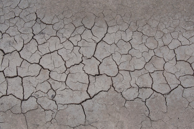 Textura de suelo seco craquelado suciedad fondo de sequía Foto Premium 