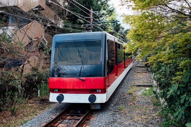 Tren local en japón Foto gratis