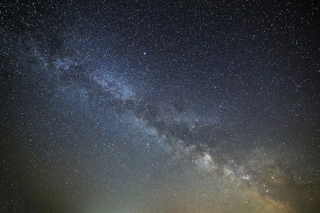 Vía Láctea De La Galaxia En El Cielo Nocturno Con Estrellas Brillantes Astrofotografía Del 9185