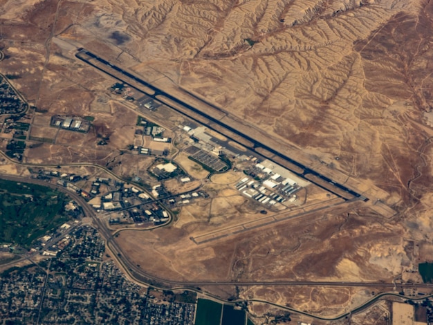 Vista A Rea Del Aeropuerto De Grand Junction Foto Gratis