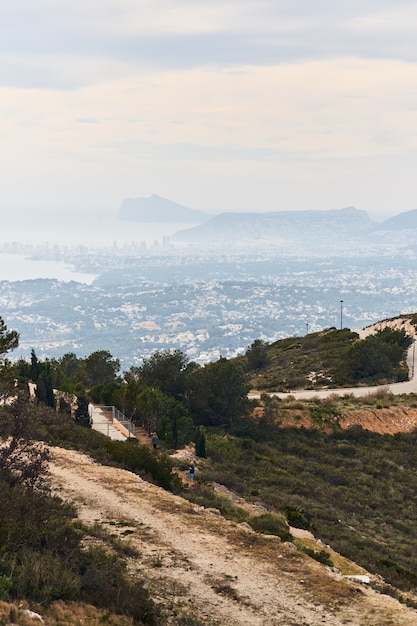 Vista Panor Mica De La Ciudad De Calpe En Espa A Foto Premium