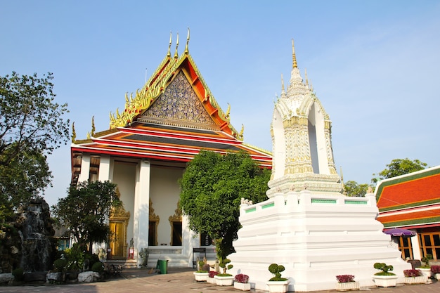 Wat Pho O Wat Phra Chetuphon El Templo Del Buda Reclinado En Bangkok