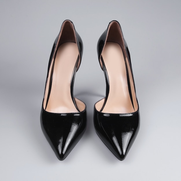 zapatos negros mujer tacon