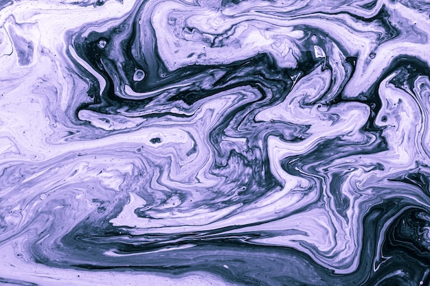 Arte contemporanea acrilica a inchiostro bianco e nero Foto Gratuite