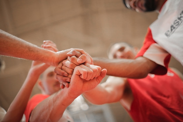 Giocatori della squadra di pallacanestro Foto Premium