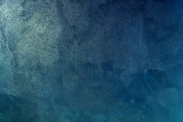 Struttura del fondo della parete di vernice blu Foto Gratuite