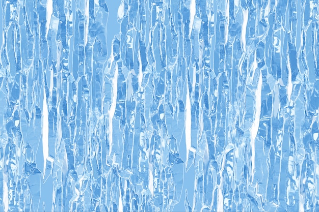 Texture della superficie del ghiaccio broken blue crystal wall Foto Premium