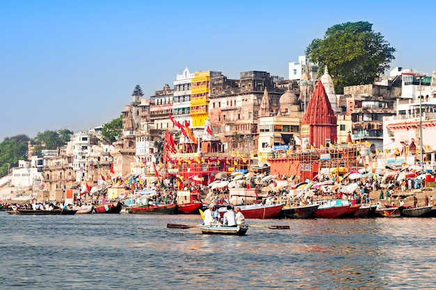 Varanasi ghats Foto Premium