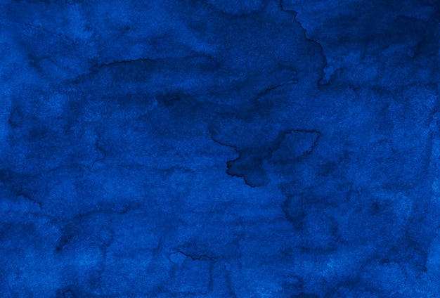 Aquarela azul escuro textura de pintura de fundo mão de cor azul vintage kentucky pintado em