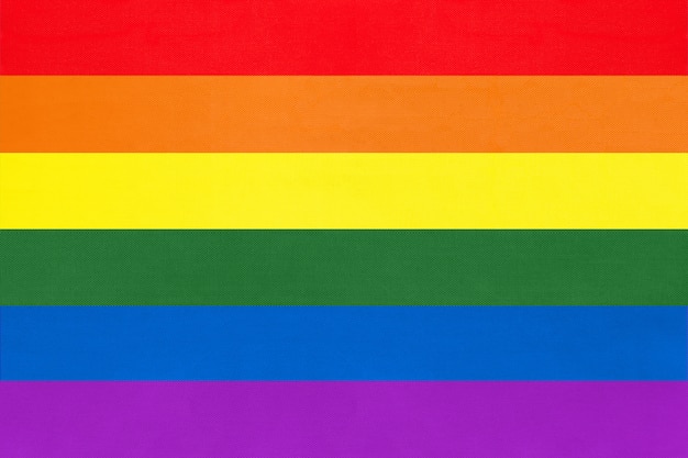 Bandeira Do Arco íris Símbolo Da Comunidade Lgbt Foto Premium