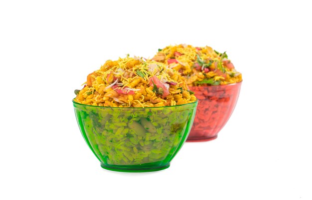Bhelpuri chat Foto Premium