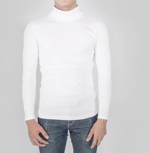 Camisa de design e conceito de pessoas mock-se modelo de design de impressão Foto Premium