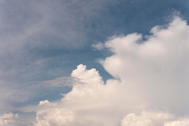 Diferentes formas de nuvens brancas Foto Grátis