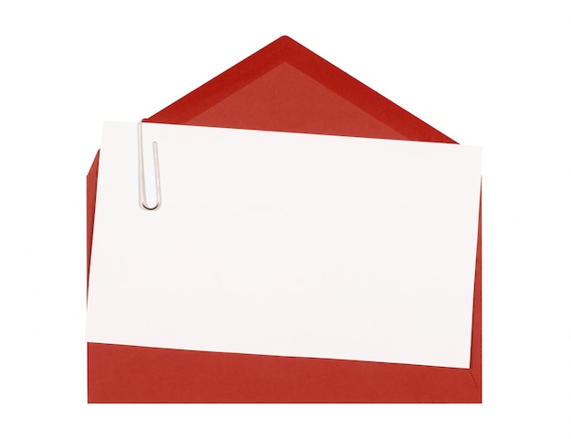 Envelope vermelho com cartão  Baixar fotos gratuitas