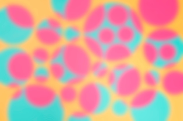Fundo com design abstrato círculo desfocado Foto gratuita