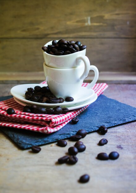 Grãos de café Foto Premium