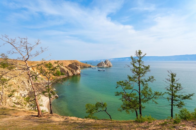 Lago Baikal Perto De Khuzhir Villahe Na Ilha Olkhon Na Sib Ria R Ssia