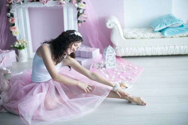 roupa rosa feminina