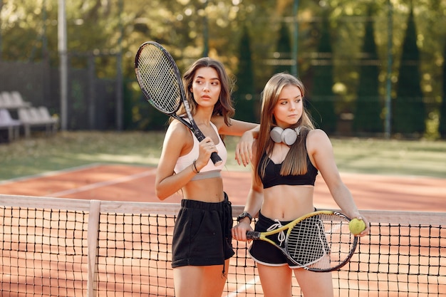 meninas de tenis