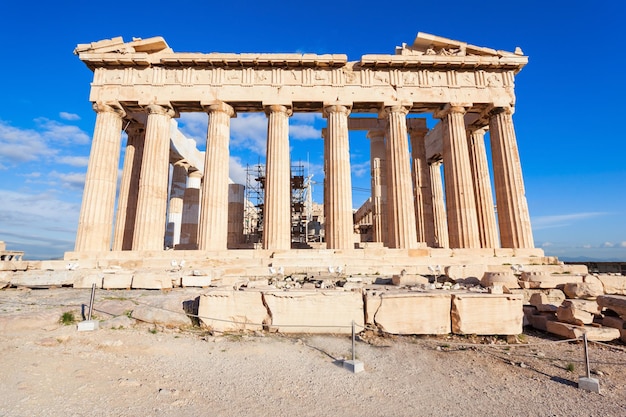 O Templo Partenon Na Acrópole Em Atenas Grécia A Acrópole De Atenas é Uma Antiga Cidadela 9178