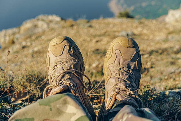 botas de caminhada homem