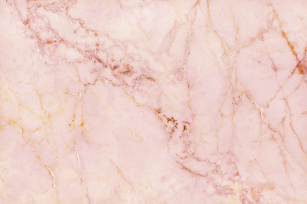Vista superior do fundo de textura de mármore ouro rosa