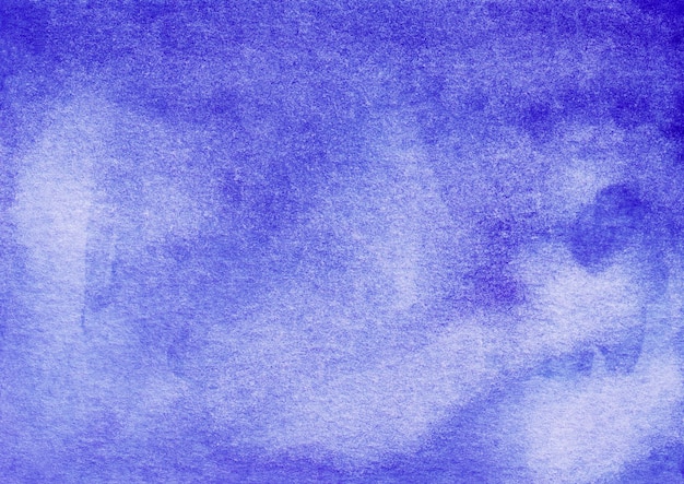 Aquarell Konigsblau Ombre Hintergrund Handgemalt Premium Foto