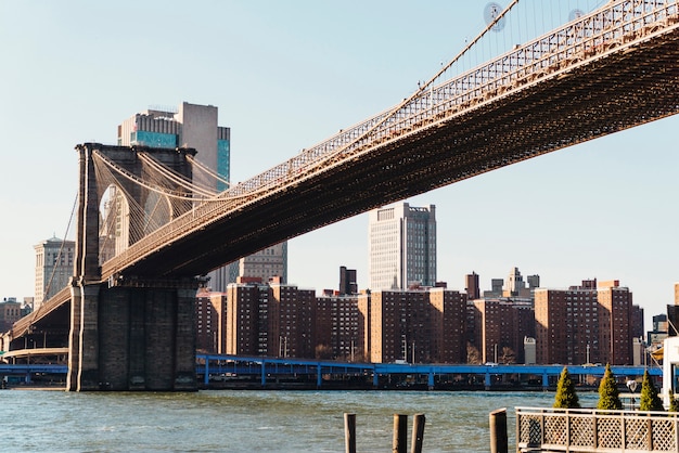 Brooklyn Brucke In New York City Premium Foto