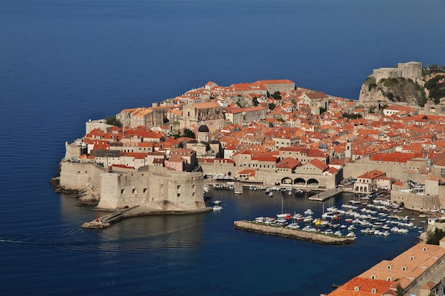 Dubrovnik stadt an der adria, kroatien | Premium-Foto