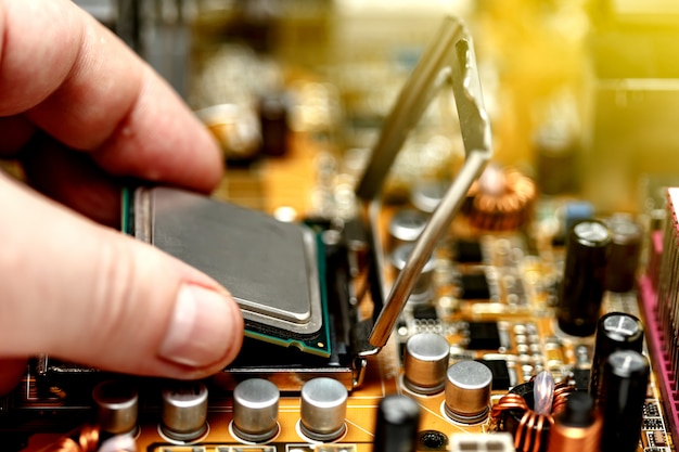 Elektronische leiterplatte Premium Fotos